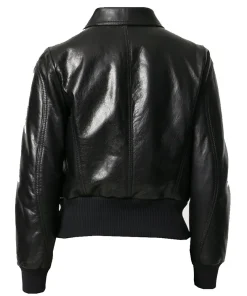 womens-black-faux-leather-sleek-bomber-jacket