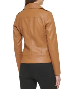 womens-brown-faux-leather-slim-fit-moto-jacket