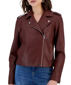 womens-burgundy-faux-leather-moto-jacket