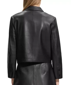 womens-button-up-black-faux-leather-cropped-jacket