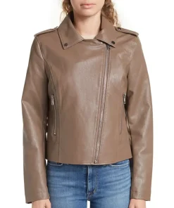 womens-designer-brown-faux-leather-moto-jacket