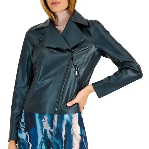 womens-emerald-green-faux-leather-moto-jacket