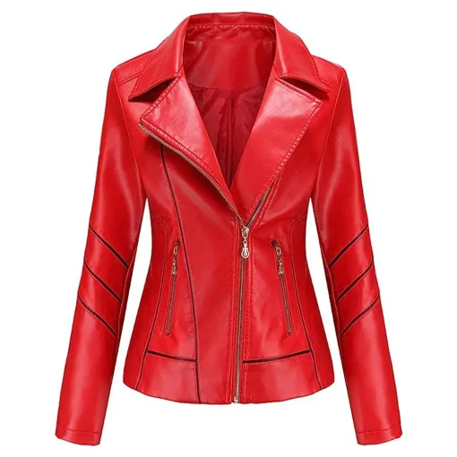 womens-lace-lines-red-faux-leather-jacket