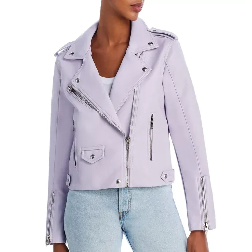 womens-lapel-collar-faux-leather-light-purple-jacket