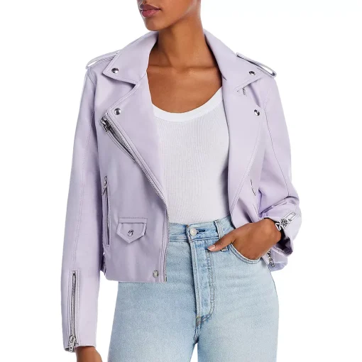 womens-lapel-collar-faux-leather-light-purple-jacket