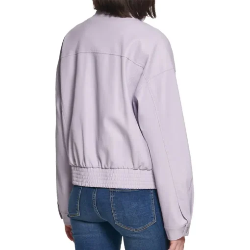 womens-lilac-faux-leather-bomber-jacket