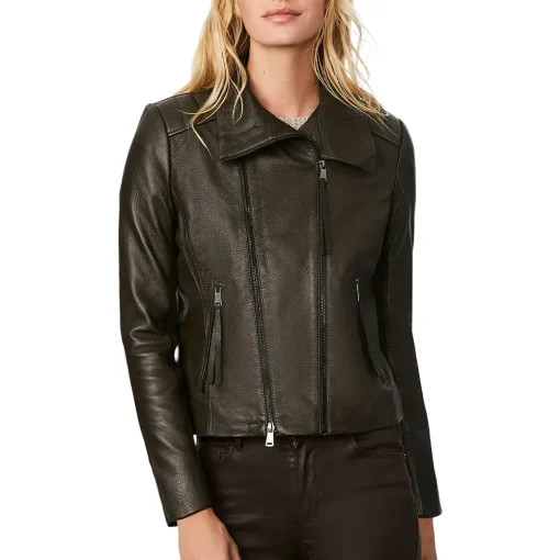 womens-long-collar-olive-faux-leather-biker-jacket