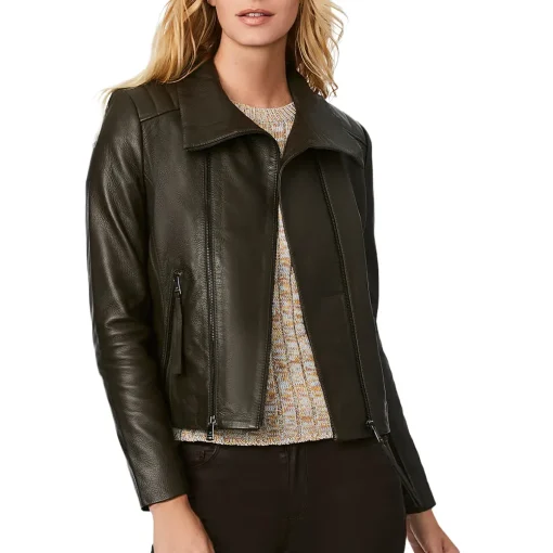 womens-long-collar-olive-faux-leather-biker-jacket