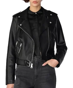 womens-moto-black-belted-faux-leather-jacket