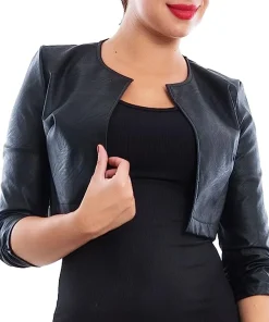 womens-open-front-black-faux-leather-cropped-jacket