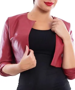 womens-open-front-maroon-faux-leather-cropped-jacket