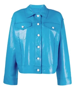 womens-oversized-blue-faux-leather-trucker-jacket