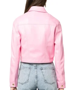 womens-pink-faux-leather-zip-up-jacket