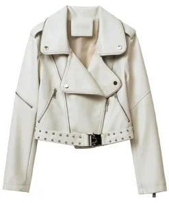 womens-rivet-belt-beige-faux-leather-jacket