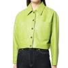 womens-spread-collar-green-faux-leather-jacket