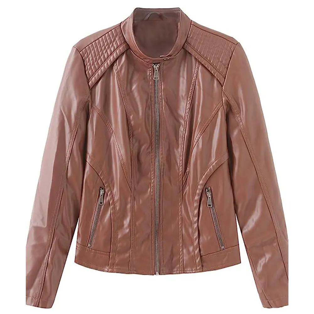 womens-zip-up-brown-faux-leather-biker-jacket-1 womens-zip-up-brown-faux-leather-biker-jacket