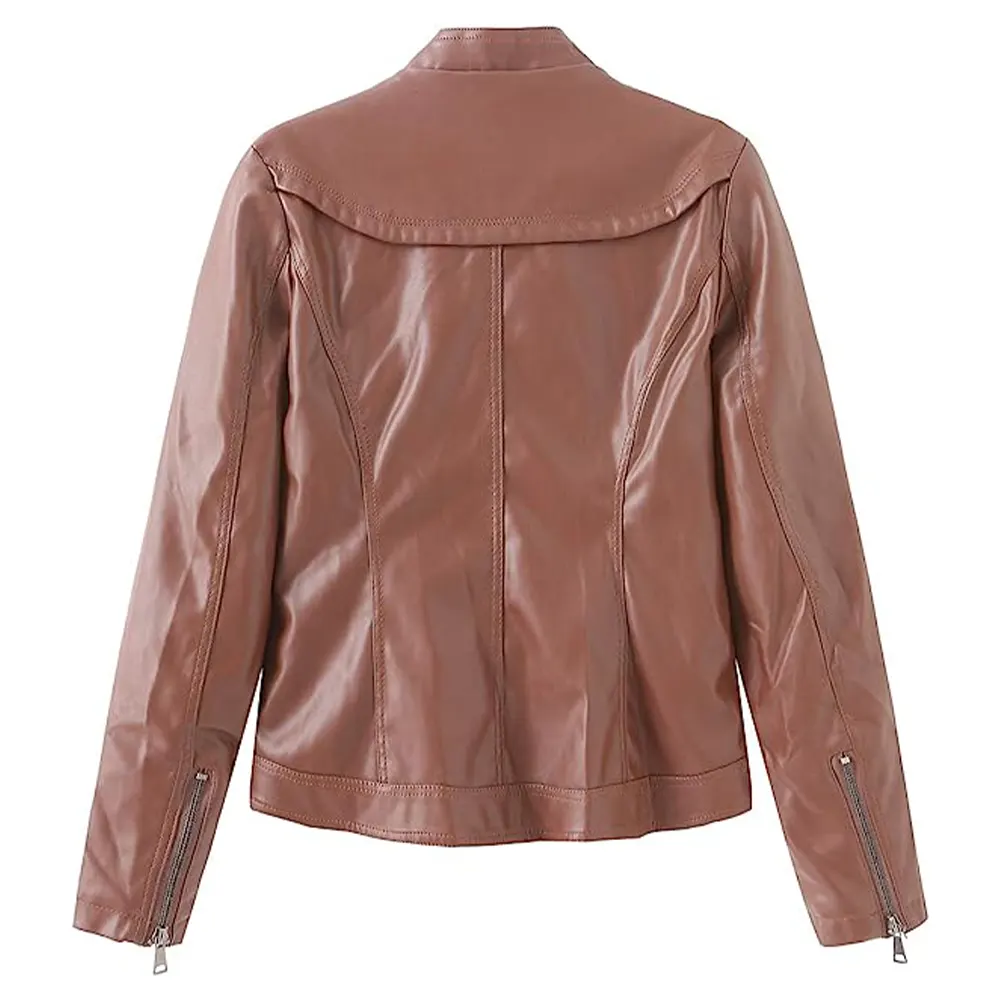 womens-zip-up-brown-faux-leather-biker-jacket-2 womens-zip-up-brown-faux-leather-biker-jacket