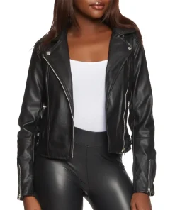 womens-zipper-detail-black-faux-leather-moto-jacket