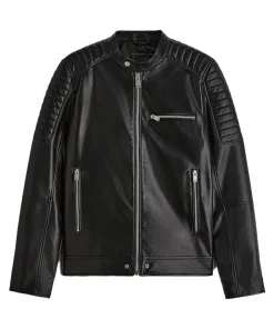 mens-band-collar-black-faux-leather-biker-jacket