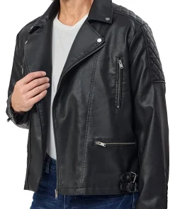 mens-biker-black-faux-leather-vintage-jacket