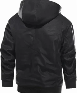 mens-casual-black-faux-leather-bomber-jacket-with-removable-hood