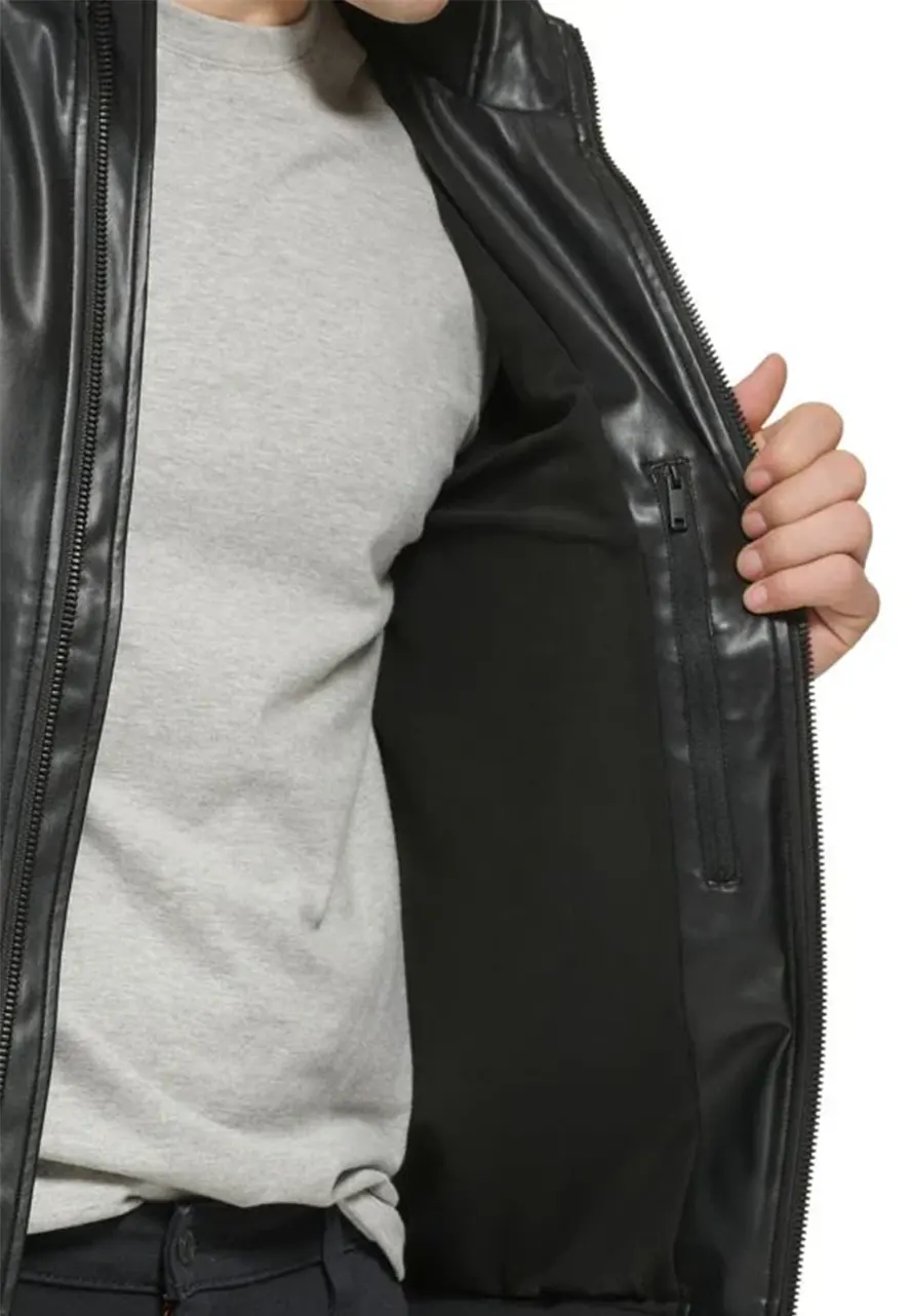 mens-elegant-black-faux-leather-bomber-jacket-5 mens-elegant-black-faux-leather-bomber-jacket
