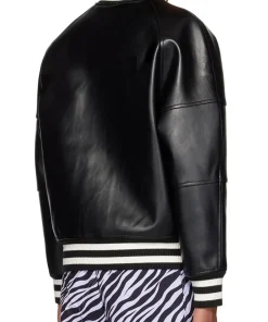 mens-exclusive-black-faux-leather-bomber-jacket