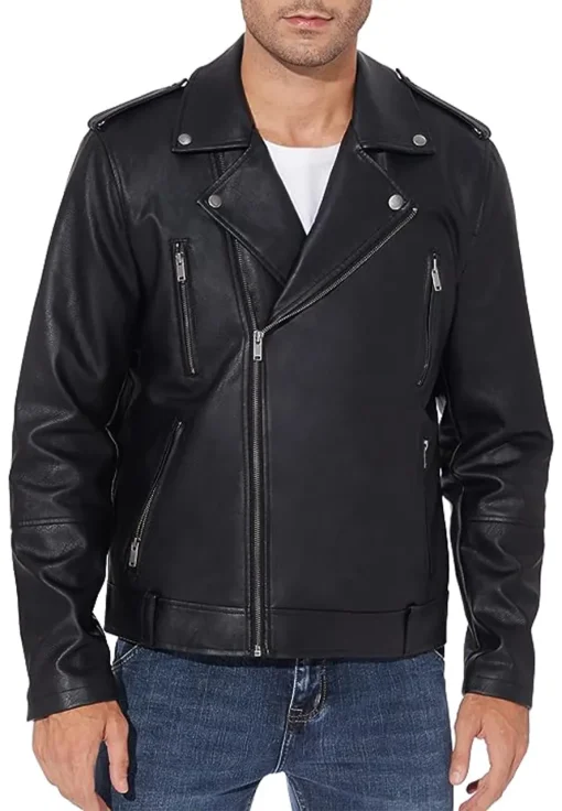 mens-motorcycle-black-faux-leather-jacket