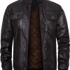 mens-stand-collar-coffee-faux-leather-slim-fit-bomber-jacket