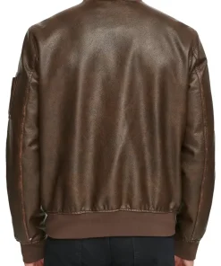 mens-varsity-brown-faux-leather-bomber-jacket