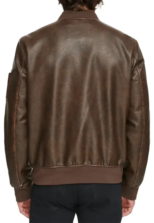 mens-varsity-brown-faux-leather-bomber-jacket