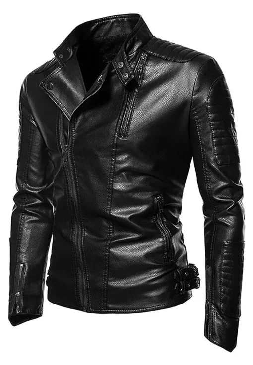 mens-vintage-asymmetric-zip-black-faux-leather-jacket