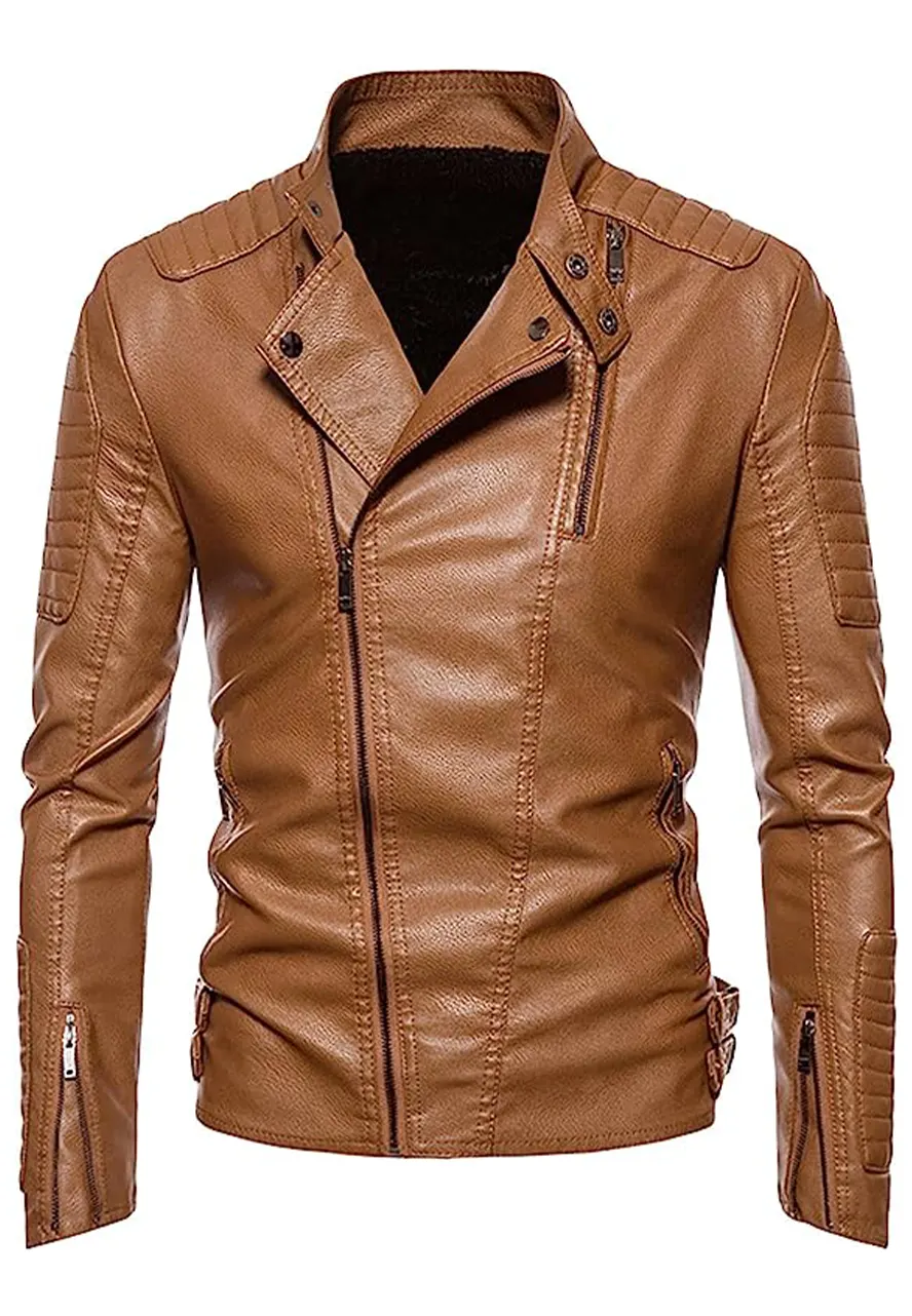 mens-vintage-asymmetric-zip-brown-faux-leather-jacket-1 mens-vintage-asymmetric-zip-brown-faux-leather-jacket