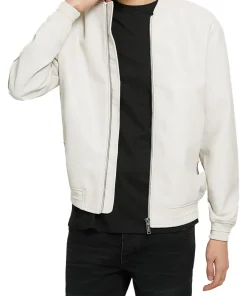 mens-white-bomber-faux-leather-jacket