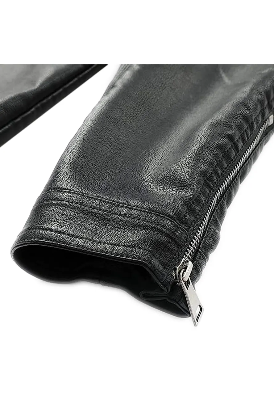 mens-zip-up-black-faux-leather-jacket-6 mens-zip-up-black-faux-leather-jacket