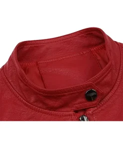 mens-zip-up-red-faux-leather-jacket