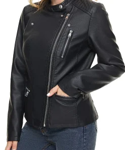 women-zip-up-motorcycle-black-faux-leather-jacket