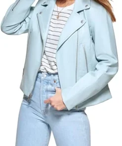 womens-asymmetrical-zipper-light-blue-faux-leather-jacket