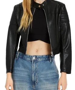 womens-black-faux-leather-biker-racing-jacket