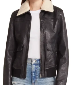 womens-black-leather-bomber-jacket-with-removable-faux-shearling-trim