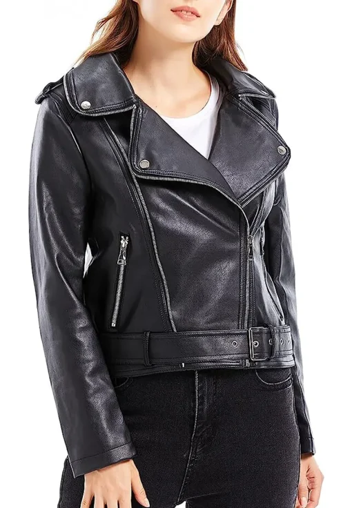 womens-black-moto-faux-leather-jacket