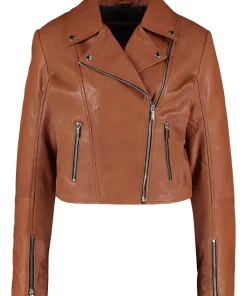 womens-brown-asymmetrical-zipper-faux-leather-jacket