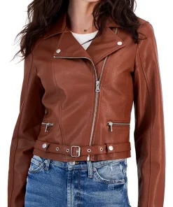 womens-cognac-faux-leather-long-sleeve-moto-jacket