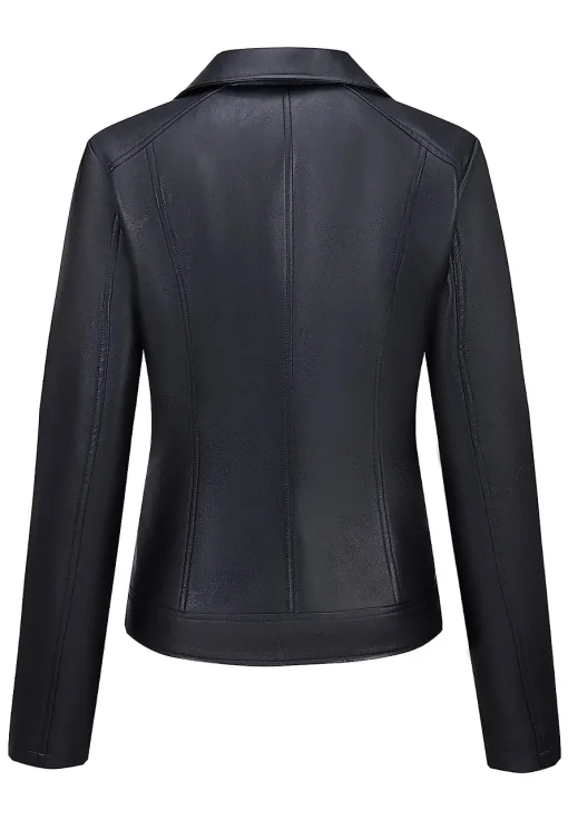 womens-elegant-black-faux-leather-biker-jacket