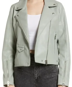 womens-moto-green-faux-leather-jacket