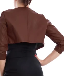 womens-open-front-dark-brown-faux-leather-cropped-jacket