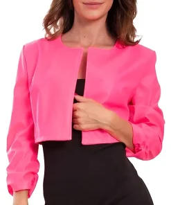 womens-open-front-pink-faux-leather-cropped-jacket