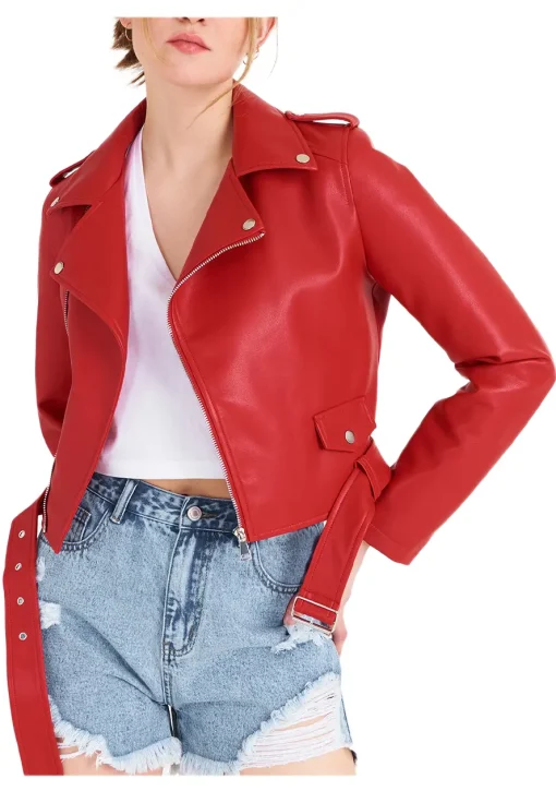 womens-red-faux-leather-biker-jacket-with-belt