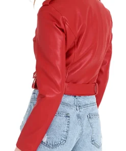 womens-red-faux-leather-biker-jacket-with-belt