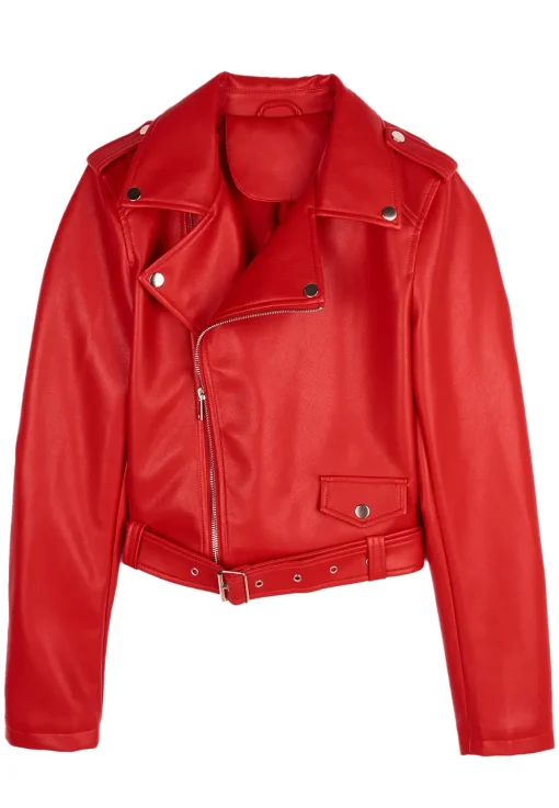 womens-red-faux-leather-biker-jacket-with-belt